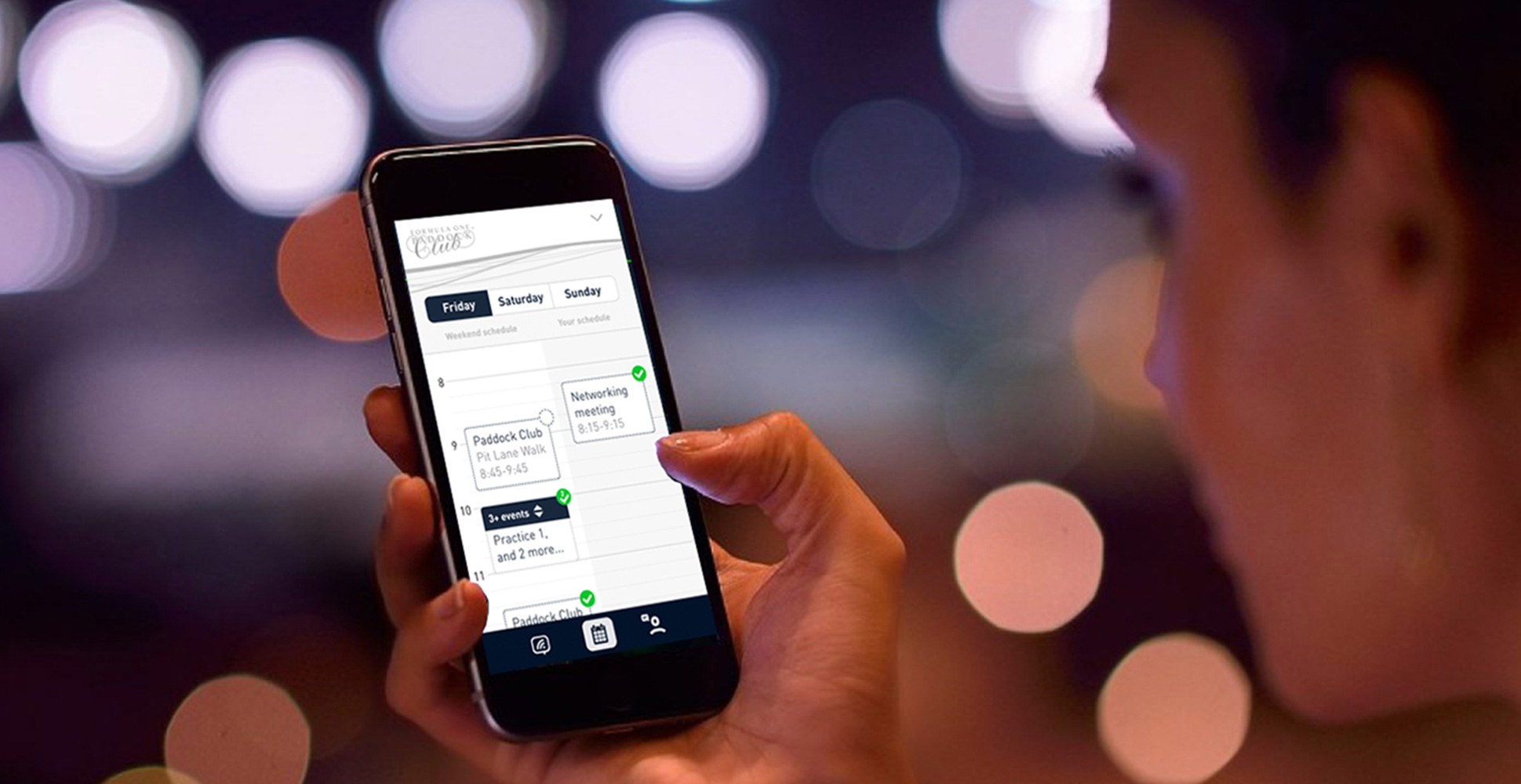 paddock club-schedule